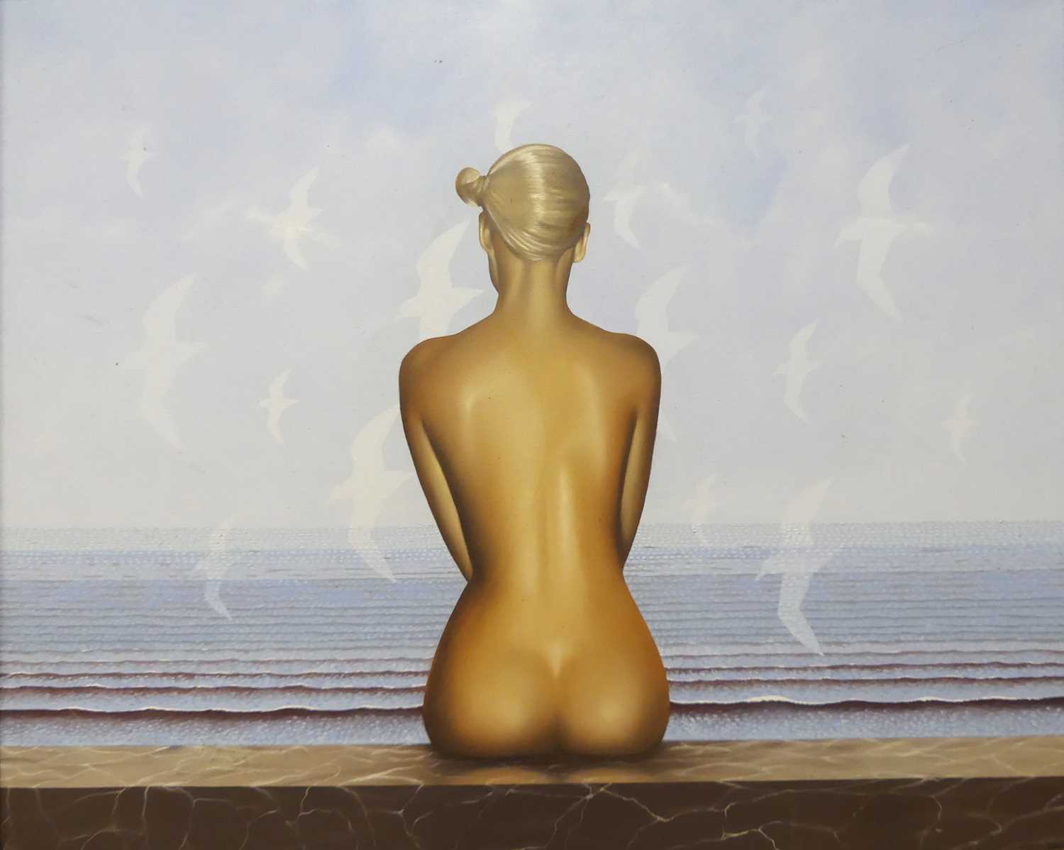 Lot 190 - Anthony John Gray (b.1946) - Seated nude...