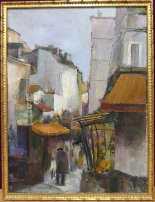 Lot 272 - Roger Gressani (b.1942) - Italian street scene...