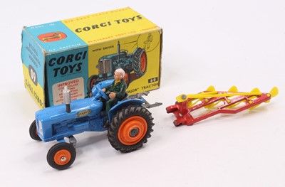 Lot 1389 - Corgi Toys No. 60 Fordson Power Major tractor...