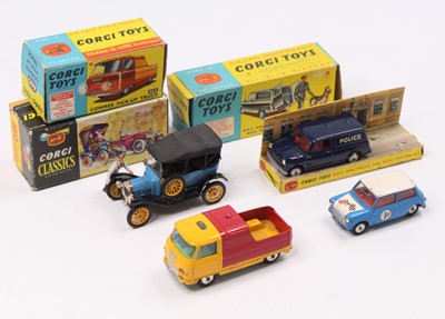 Lot 1424 - Corgi Toys boxed and loose model group of 4...