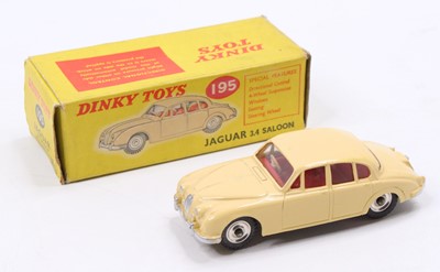 Lot 1159 - Dinky Toys No. 195 Jaguar 3.4 saloon...