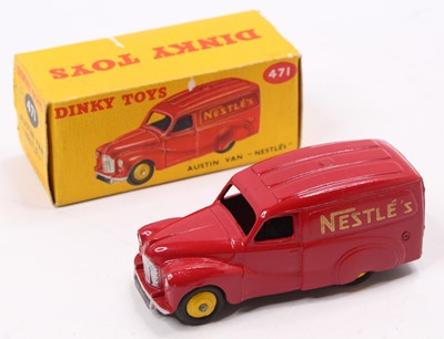 Lot 1222 - Dinky Toys No. 471 Austin A40 Nestles van,...