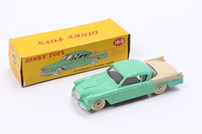 Lot 1162 - Dinky Toys No.169 Studebaker Golden Hawk in...