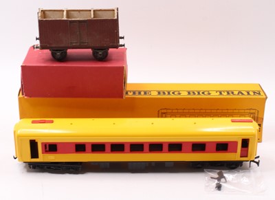 Lot 206 - Triang Big Big Train bogie coach,  yellow &...