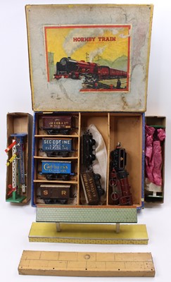 Lot 217 - Very large box of Hornby 0-gauge items...