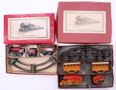 Lot 223 - Two Brimtoy clockwork train sets: ‘Royal Scot’...