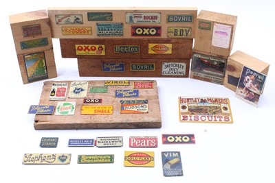 Lot 231 - Large collection of metal advertising signs,...