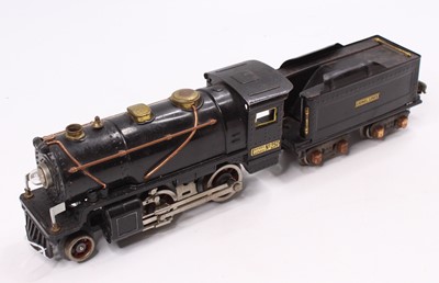 Lot 232 - Lionel electric loco, 2-4-0 with bogie tender,...