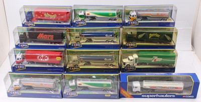 Lot 903 - 12 Corgi Toys Superhaulers and window boxed...