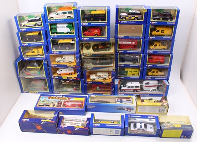 Lot 902 - 2 trays of mixed modern issue Corgi Toys, with...