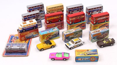 Lot 1461 - Matchbox Lesney Superfast boxed model group of...