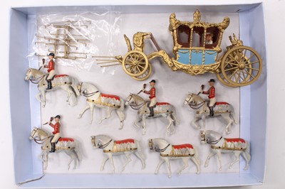 Lot 1879 - A Britains No. 1470 Coronation Coach and...