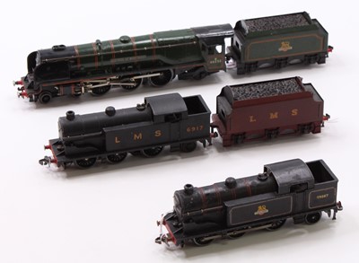 Lot 404 - Three Hornby-Dublo 3-rail locos and a spare...