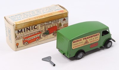 Lot 1742 - Triang Minic post war tin plate and clockwork...