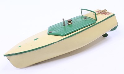 Lot 1731 - Hornby, Racer 1 Speedboat, clockwork and...