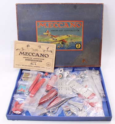 Lot 1725 - A Meccano No. 2 Aeroplane Constructor Kit,...