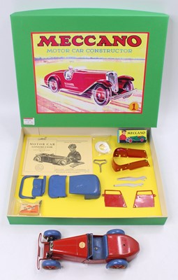 Lot 1723 - A Meccano No. 1 constructor's car, comprising...