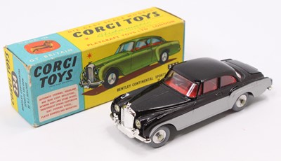 Lot 1172 - Corgi Toys No 224 Bentley Continental in black...