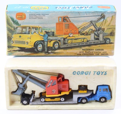 Lot 1208 - Corgi Toys Gift Set No. 27, Machinery Carrier...