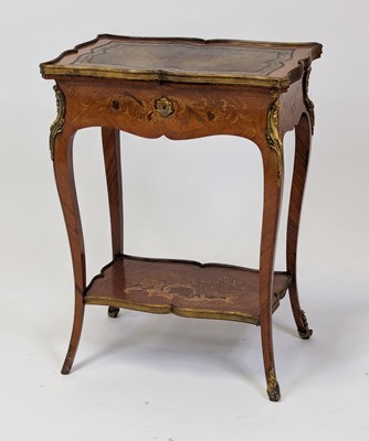 Lot 1552 - A late 19th century French kingwood and...