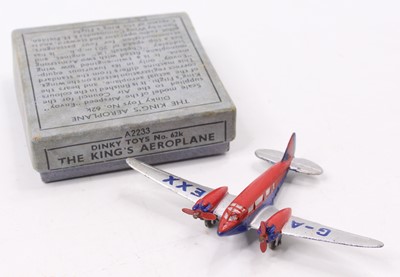 Lot 1261 - Dinky Toys No. 62K The King's Aeroplane Air...