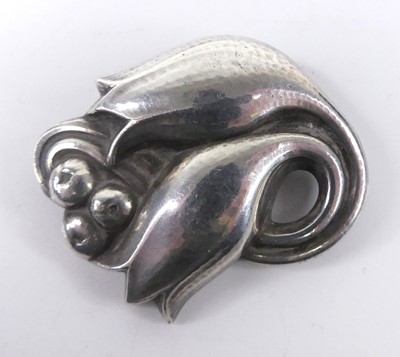 Lot 111 - Georg Jensen (1866-1935) - a sterling silver...