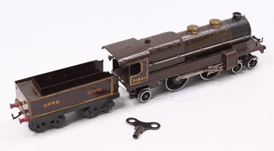 Lot 264 - 1926-8 Hornby 3C Riviera Blue Train Loco &...