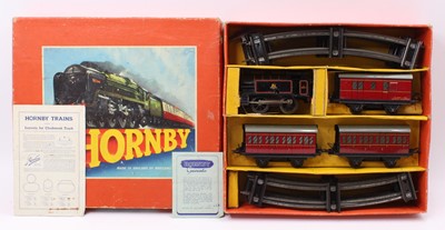 Lot 285 - Hornby post-war clockwork No.41 Tank passenger...