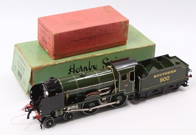 Lot 295 - 1937-41 Hornby No.4, 4-4-0 loco & tender 20v...