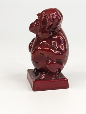 Lot 46 - Bernard Moore (1850-1935) - a red flambé...