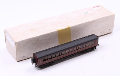 Lot 543 - LMS kit built all/1st corridor coach, fully...