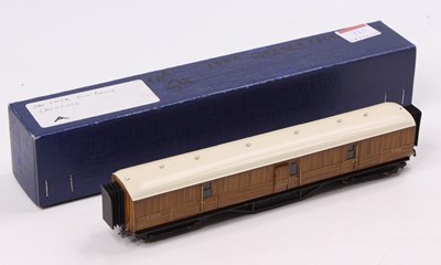 Lot 545 - LNER teak kit built full bogie brake, Lawrence...