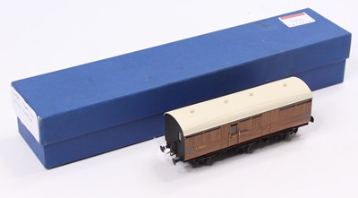 Lot 546 - LNER teak 6-wheeled kit built brake, Lawrence...