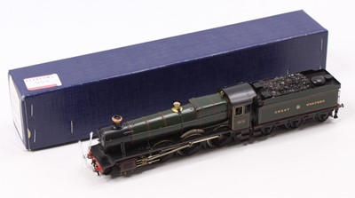 Lot 555 - Kit built 4-6-0 loco & tender GWR Hall class...