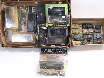 Lot 894 - Combat tanks collection, ten boxed and twelve...