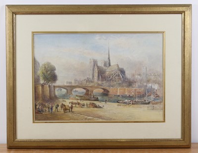 Lot 1479 - Albert Goodwin (1845-1932) - The Notre Dame...