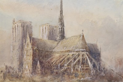 Lot 1479 - Albert Goodwin (1845-1932) - The Notre Dame...