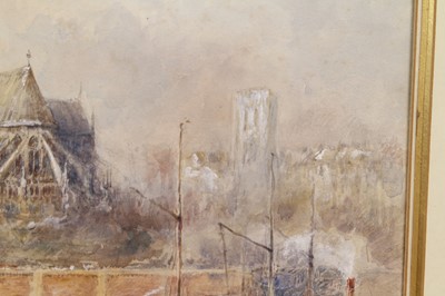 Lot 1479 - Albert Goodwin (1845-1932) - The Notre Dame...