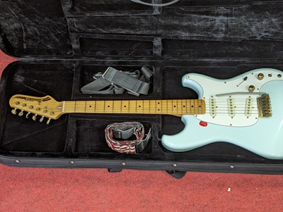 Lot 523 - An Ibanez Blazer series stratocaster style...