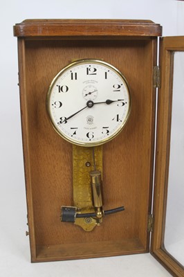 Lot 136 - A French Ato Electrique Master clock, designed...