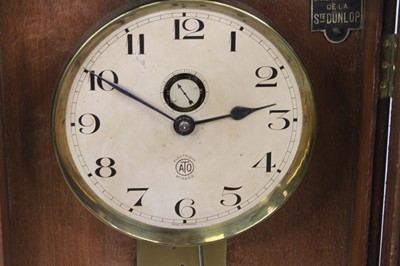 Lot 140 - A French ATO Electrique Master clock, circa...