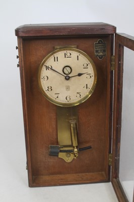 Lot 140 - A French ATO Electrique Master clock, circa...