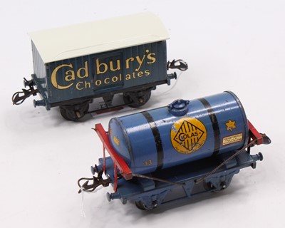 Lot 322 - Two Hornby wagons: 1932-3 ‘Cadbury’s’...