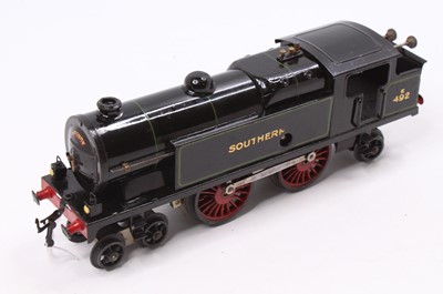 Lot 341 - 1928-9 Hornby clockwork No.2 tank loco 4-4-2...