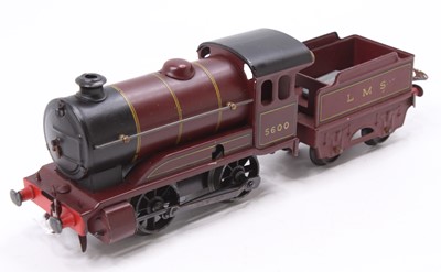 Lot 348 - 1949-54 No.501 0-4-0 loco & tender, clockwork,...