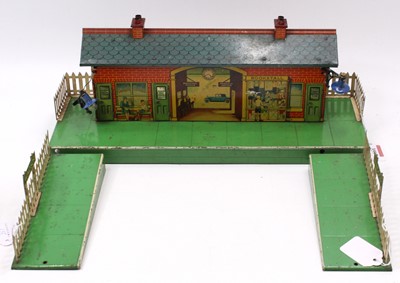 Lot 359 - 1934-6 Hornby Station No.2E’Windsor’ red brick...