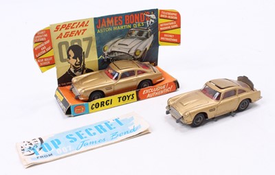 Lot 1337 - 2 Corgi Toys No. 261 James Bond's Aston Martin...