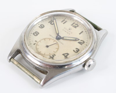 Lot 1353 - A gent's Rolex Oyster shock-resisting steel...