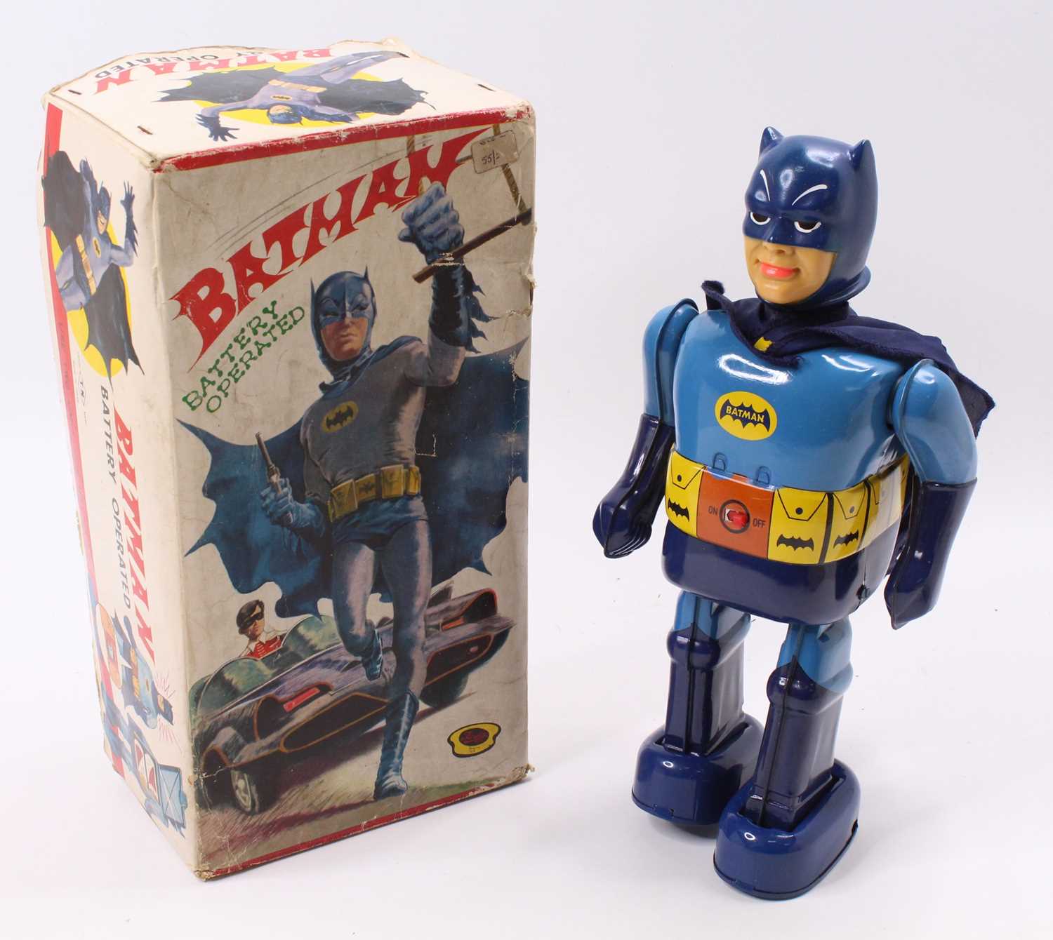 Lot 1145 - A boxed T.N Nomura "Batman" battery operated...
