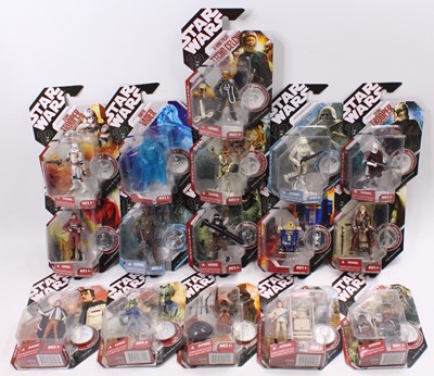 Lot 826 - A collection of 16 Star Wars Hasbro modern...